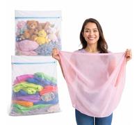 Everhomely® 2 x XXL Premium Laundry Net 60 x 90 cm Set Large - Net for Washing Machine Laundry Bag in Various Sizes - Wash Bag & Laundry Bag with Zip