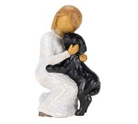 Everkeen Angel Dog Figurines Dog Memorial Gifts Dog Friendship Memorials Pet Memorial Gifts Pet Loss Gifts Gifts For Dog Lovers Black