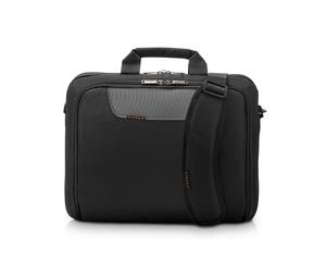 Everki 16" Laptop Bag Black Case EKB407NCH - Lightweight & Compact Design