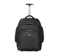 EVERKI Adjustable Compartment Large Rolling Backpack, Black, 17.3-Inch, Eco-Friendly Atlas