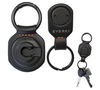 EVERKI Quick-Release Leather Keychain - Magnetic One-Hand Detachable Keychain, Secure Quick-Release Key Ring for Backpacks - Compact & Lightweight Design, Ideal Gift for Business Commuters & Travelers