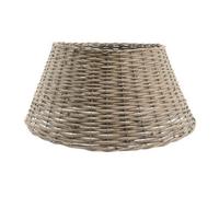 Everlands Grey Round Wicker Christmas Tree Skirt Tree Decor Base Floor Basket 57Cm X 28Cm