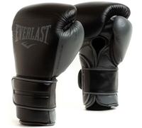 Everlast Fse Powerlock 2 Pro Training H&l Leather Artificial Boxing Gloves Black 10 oz