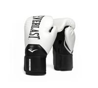 Everlast Elite 2 10oz Boxing Gloves, White/Black Boxing Gloves for Bags, Mitt Work & Sparring, Hook and Loop Strap, Ergonomic Grip Bar, Split-Style Foam Combination - Authentic Everlast Gear