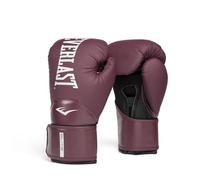 Everlast Elite 2 12oz Boxing Gloves, Bordeaux Boxing Gloves for Bags, Mitt Work & Sparring, Hook and Loop Strap, Ergonomic Grip Bar, Split-Style Foam Combination - Authentic Everlast Gear