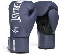 Everlast Elite 2 14oz Boxing Gloves, Navy Boxing Gloves for Bags, Mitt Work & Sparring, Hook and Loop Strap, Ergonomic Grip Bar, Split-Style Foam Combination - Authentic Everlast Gear
