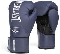 Everlast Elite 2 14oz Boxing Gloves, Navy Boxing Gloves for Bags, Mitt Work & Sparring, Hook and Loop Strap, Ergonomic Grip Bar, Split-Style Foam Combination - Authentic Everlast Gear