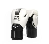 Everlast Elite 2 Boxing Gloves, Pro Training Gloves for Men and Women, Secure Fit Hook and Loop Closure & Ventilation, Heavy Bag & Speedbag Training (White/Black, 8oz)