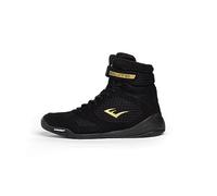 Everlast Elite 2 Boxing Shoes Black Size 11, Lightweight, High-Top, Ankle Support, Competition & Training - Authentic Everlast