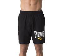 Everlast Men's 2000 Black Lightweight Breathable Shorts with Side Pockets and Adjustable Waist