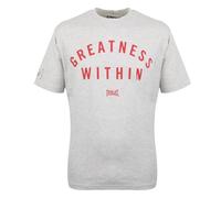 Everlast Mens Greatness Within T-Shirt Grey/red M