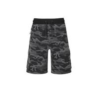 Everlast Mens Premium Cargo Shorts Black Camo XL