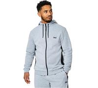 Everlast Mens Premium Zipped Hoody Zip Hoodie Hooded Top Mesh Elasticated Cuffs Grey Marl XL
