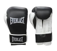 Everlast Powerlock OG 10oz Boxing Gloves, Black/White Boxing Gloves for Bags, Mitt Work & Sparring, Hook & Loop System, Advanced Foam Technology, Ergonomic Grip - Authentic Everlast Gear
