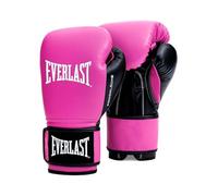Everlast Powerlock OG 10oz Boxing Gloves, Pink/Black Boxing Gloves for Bags, Mitt Work & Sparring, Hook & Loop System, Advanced Foam Technology, Ergonomic Grip - Authentic Everlast Gear
