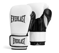 Everlast Powerlock OG 10oz Boxing Gloves, White/Black Boxing Gloves for Bags, Mitt Work & Sparring, Hook & Loop System, Advanced Foam Technology, Ergonomic Grip - Authentic Everlast Gear