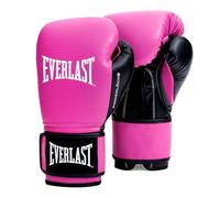 Everlast Powerlock OG 14oz Boxing Gloves, Pink/Black Boxing Gloves for Bags, Mitt Work & Sparring, Hook & Loop System, Advanced Foam Technology, Ergonomic Grip - Authentic Everlast Gear