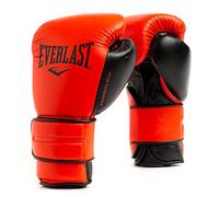 Everlast Powerlock2 Pro Hook & Loop Leather Boxing Training Gloves