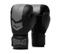 Everlast Prospect 2 6oz Kids Boxing Gloves (Ages 8-12) Grey/Black Boxing Gloves for Bags & Mitt Work, Soft Interior Lining, Hook & Loop System, and Ventilated Palms - Authentic Everlast Gear
