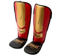 Everlast Prospect Youth Shin Guards (L/XL) Two-Piece Design and Shock-Absorbent Padding Protects Foot and Shin, Helps Movement, Kids Kickboxing Shin Guards Muay Thai - Authentic Everlast Gear