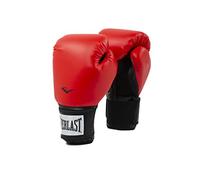 Everlast ProStyle 2 10oz Boxing Gloves, Red Boxing Gloves for Bags, Mitt Work & Fitness Classes, Hook and Loop System, Grip Cord, Half Mesh Palm and Triple Layered Padding - Authentic Everlast Gear