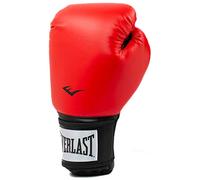 Everlast Prostyle 2 Leather Artificial Boxing Gloves Red 10 oz