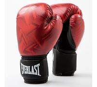 Everlast Spark, Synthetic Leather, Black & White Zebra Pattern, 12 oz, Velcro Closure, Ambidextrous, Adult Boxing Gloves