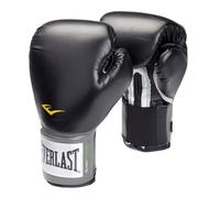 EVERLAST Training Gloves Pro Style Black 16oz Leather Spar Glove Boxing Mitt