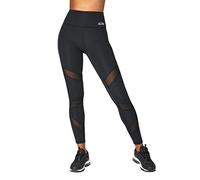 Everlast Contour Panel Leggings Womens 6 Black Mesh