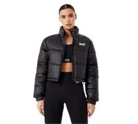 Everlast Womens Short Puffer Jacket Black Shine 14