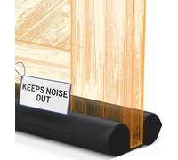 Everlasting Comfort 2 Sided Under Door Draft Stopper for Bottom of Doors - Quick Install, Keeps Heat In & Cold Air Out - Sound Proofing Foam Strip Gap Filler, Noise Blocker for Interior -Fits 30"-36"W