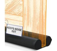 Everlasting Comfort 2 Sided Under Door Draft Stopper for Bottom of Doors - Quick Install, Keeps Heat In & Cold Air Out - Sound Proofing Foam Strip Gap Filler, Noise Blocker for Interior -Fits 30"-36"W