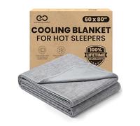 Everlasting Comfort Cooling Blanket for Hot Sleepers - Soft, Lightweight & Breathable Summer Blanket with Easy to Clean Material - Luxury Cooling Sheets for Night Sweats & Hot Flashes (152x203 cm)
