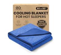 Everlasting Comfort Cooling Blanket for Hot Sleepers - Soft, Lightweight & Breathable Summer Blanket with Easy to Clean Material - Luxury Cooling Sheets for Night Sweats & Hot Flashes (152x203 cm)