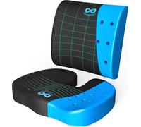 Everlasting Comfort Doctor Recommended Memory Foam Seat Cushion for Office Chairs & Car - Ergonomic Office Desk Accessories - Cushions for Tailbone Pain Relief, Sciatica & Back Support Pillow