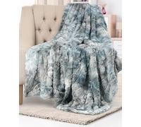 Everlasting Comfort Faux Fur Throw Blanket - Soft, Fluffy, Fuzzy, Plush, Thick Throws