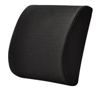 Everlasting Comfort Lumbar Support Cushion - Memory Foam Back Rest for Car Seat & Office Chair Ergonomic Back Support Pillow with Adjustable Straps for Posture & Lower Back Pain Relief