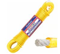Everlasto 50m 'Orient' PVC Clothes/Washing Line 4.8mm Thick - Yellow