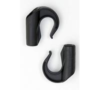 Everlasto 8mm Black Plastic Bungee Hooks (Pack of 2, 10) (10 PACK)
