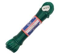 Everlasto 'Everstrong' Premium Quality Steel Core PVC Clothesline Washing Line 4.7mm Thick (Green, 4.7mm x 25M)