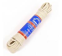 EVERLASTO 'Longlast' Waxed Weatherproof Cotton Clothesline Pulley Line 6mm x 30M