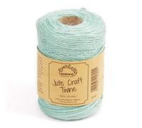 EVERLASTO NATURAL COLOURED JUTE CRAFT TWINE 100M SPOOLS (AQUA)