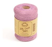 EVERLASTO NATURAL COLOURED JUTE CRAFT TWINE 100M SPOOLS (ENGLISH LAVENDER)