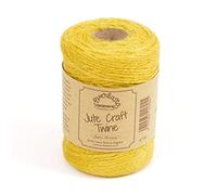 EVERLASTO NATURAL COLOURED JUTE CRAFT TWINE 100M SPOOLS (ENGLISH MUSTARD)