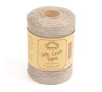 EVERLASTO NATURAL COLOURED JUTE CRAFT TWINE 100M SPOOLS (SILVER FLEECE)
