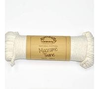 Everlasto Natural Cotton Macrame Twine Cotton Craft String 34/3 5mm x 50m Hank Approx.