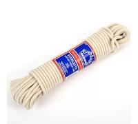 EVERLASTO Natural Cotton Pulley Line 5.5mm, 20M - Made in UK with Synthetic Core for Strength and Durability, Organic Cotton Cover, Ideal for Ceiling Airers and General Purpose Rope