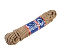 Everlasto Plaited Jute Sash Cord with Strong Polypropylene Core No.4 (6.5mm) x 25m