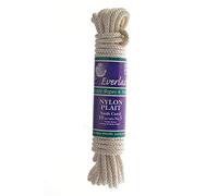 Everlasto Plaited Nylon Sash Cord Pulley Line Rope with Strong Polypropylene Core Various Diameters - 10m Hanks (No.5-7MM)