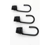 Everlasto Plastic Coated Metal Spiral Bungee Hooks for 6mm Bungee Cord (10 Pack)